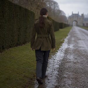 Kestrel suede biker jacket — Suede & Leather Jackets by MASO. worn by a model.