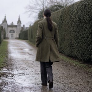 Ravenscourt short wool car coat — Short Wool Jackets by MASO. worn by a model.