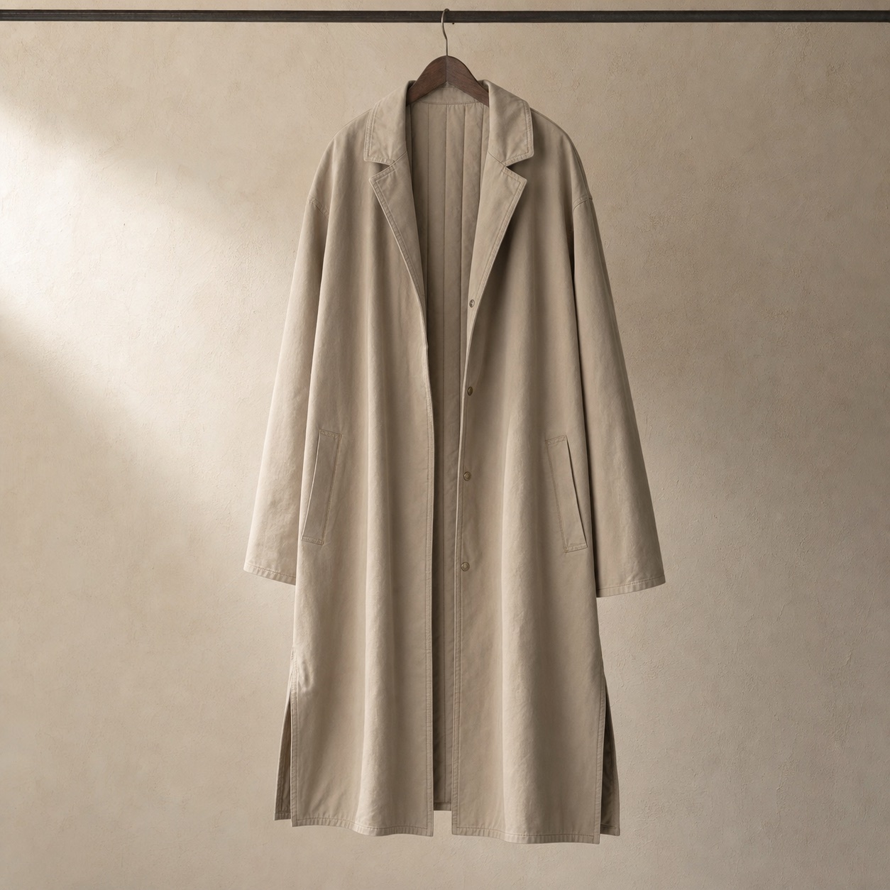 Stonebridge unlined cotton trench — Trench Coats by MASO. product photograph on a white background.