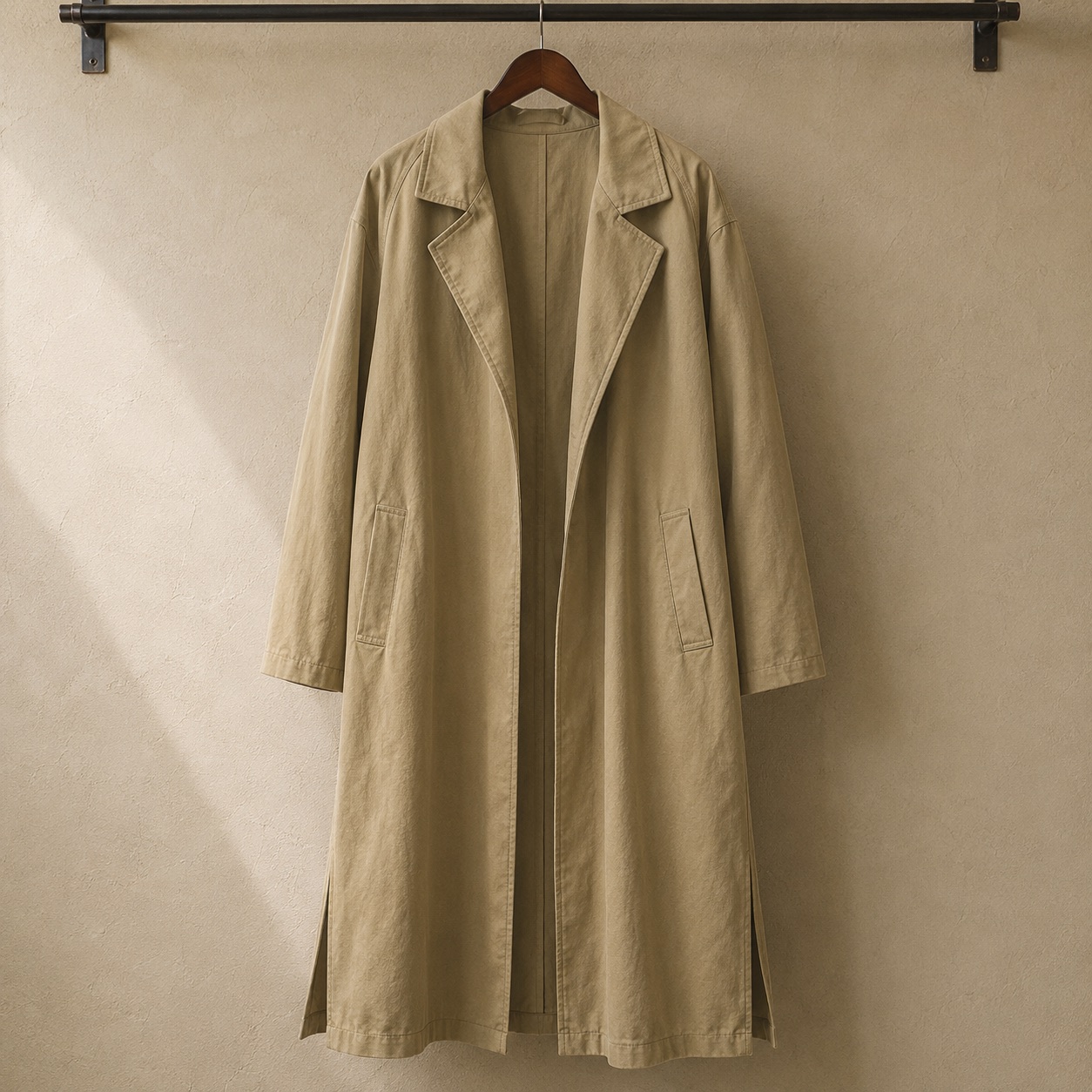 Mossgate unlined cotton trench — Trench Coats by MASO. product photograph on a white background.