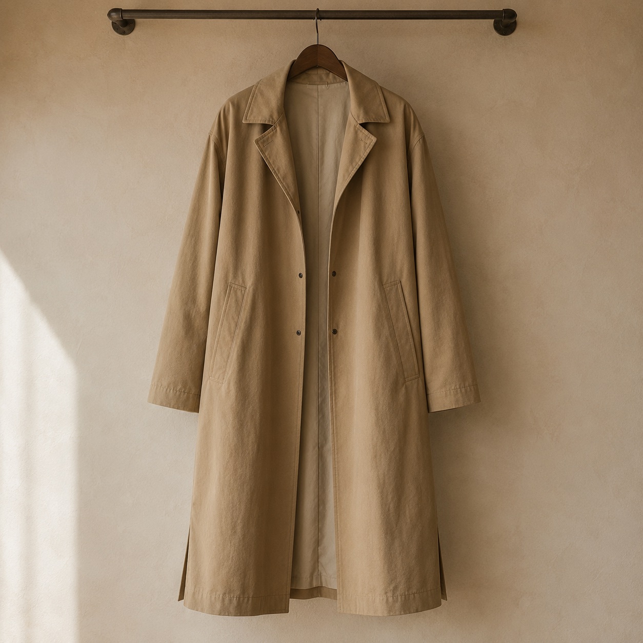 Fernhollow unlined cotton trench — Trench Coats by MASO. product photograph on a white background.