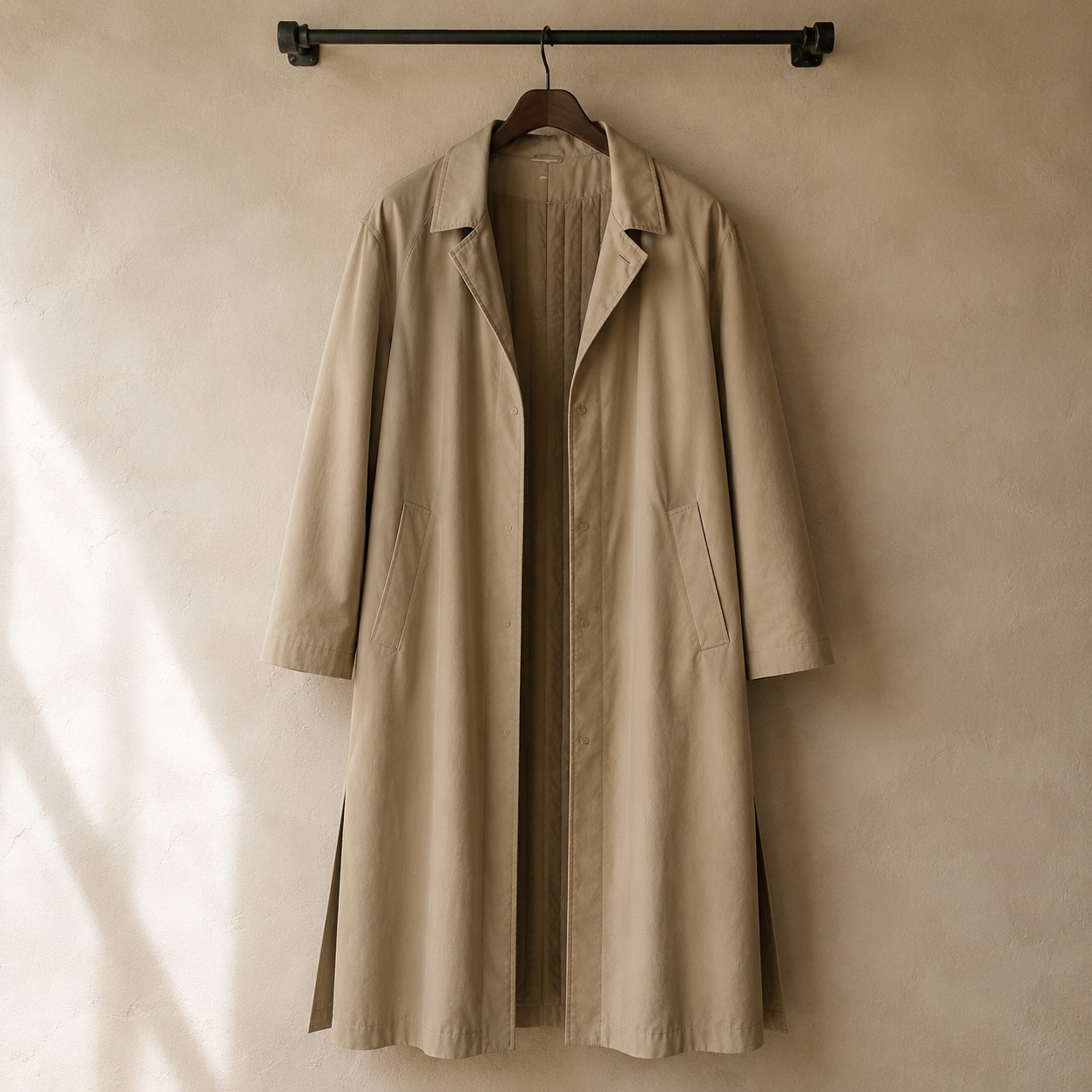 Mossgate unlined cotton trench — Trench Coats by MASO. product photograph on a white background.