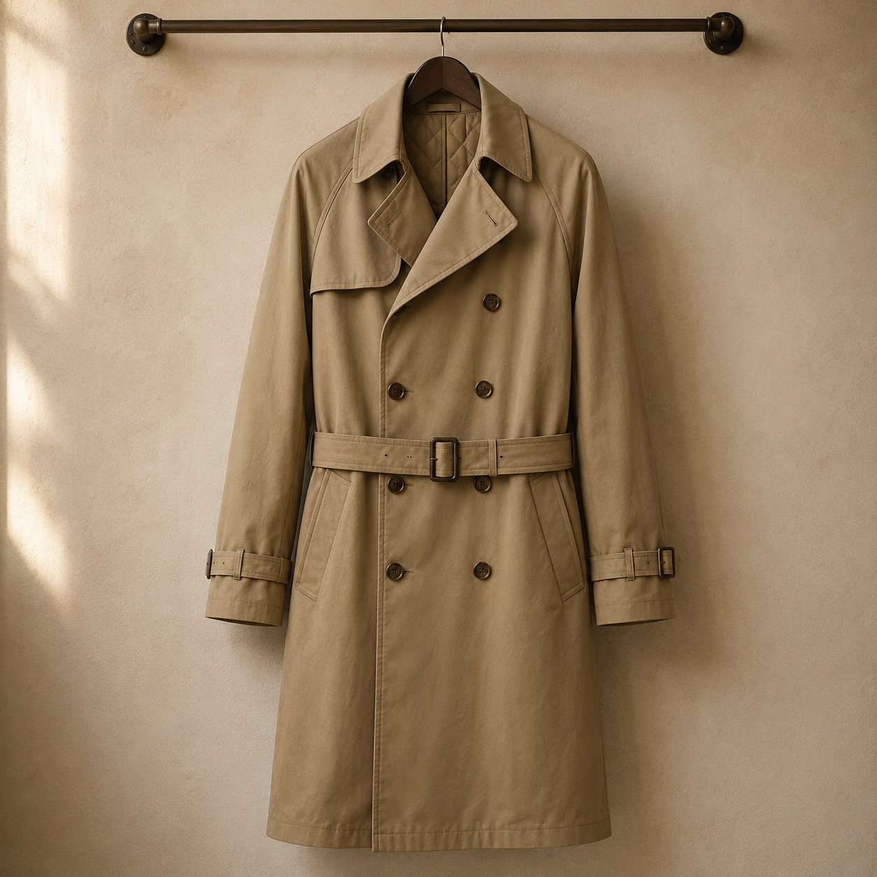 Cotswold classic belted trench — Trench Coats by MASO. product photograph on a white background.